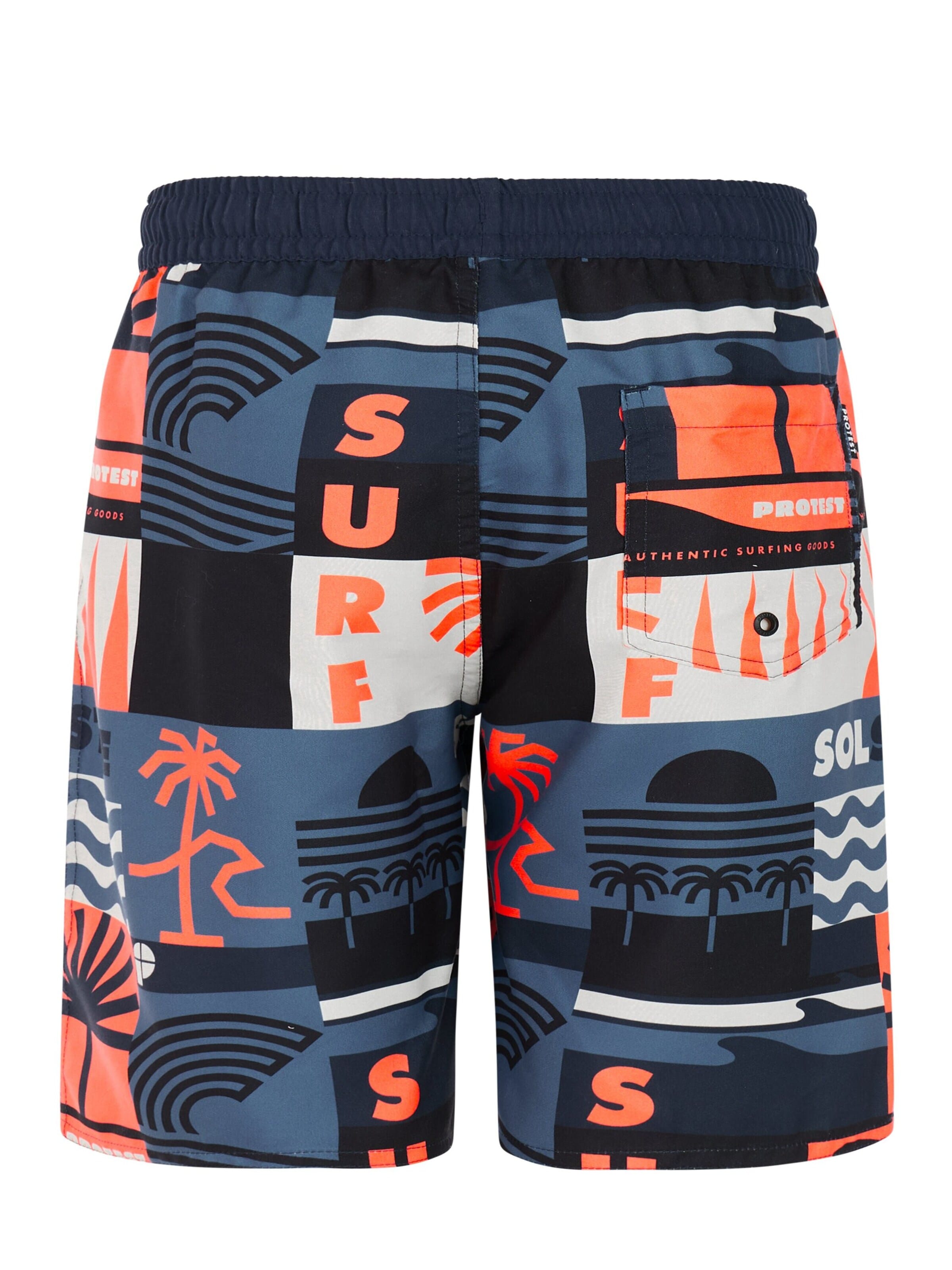 PROTEST Zwemshorts 'PRTTonny JR' in Blauw