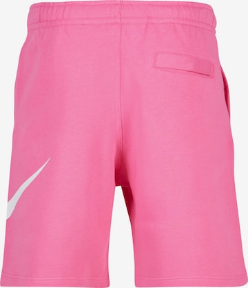 Nike Sportswear Regular Pants 'Club' in Pink