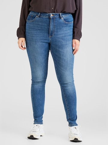 ONLY Carmakoma Skinny Jeans 'Rose' in Blue: front