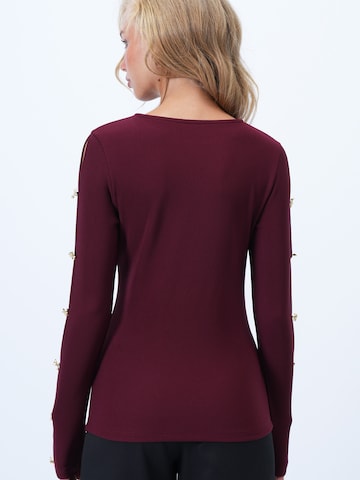 Trend Alaçatı Stili Tričko - Červená