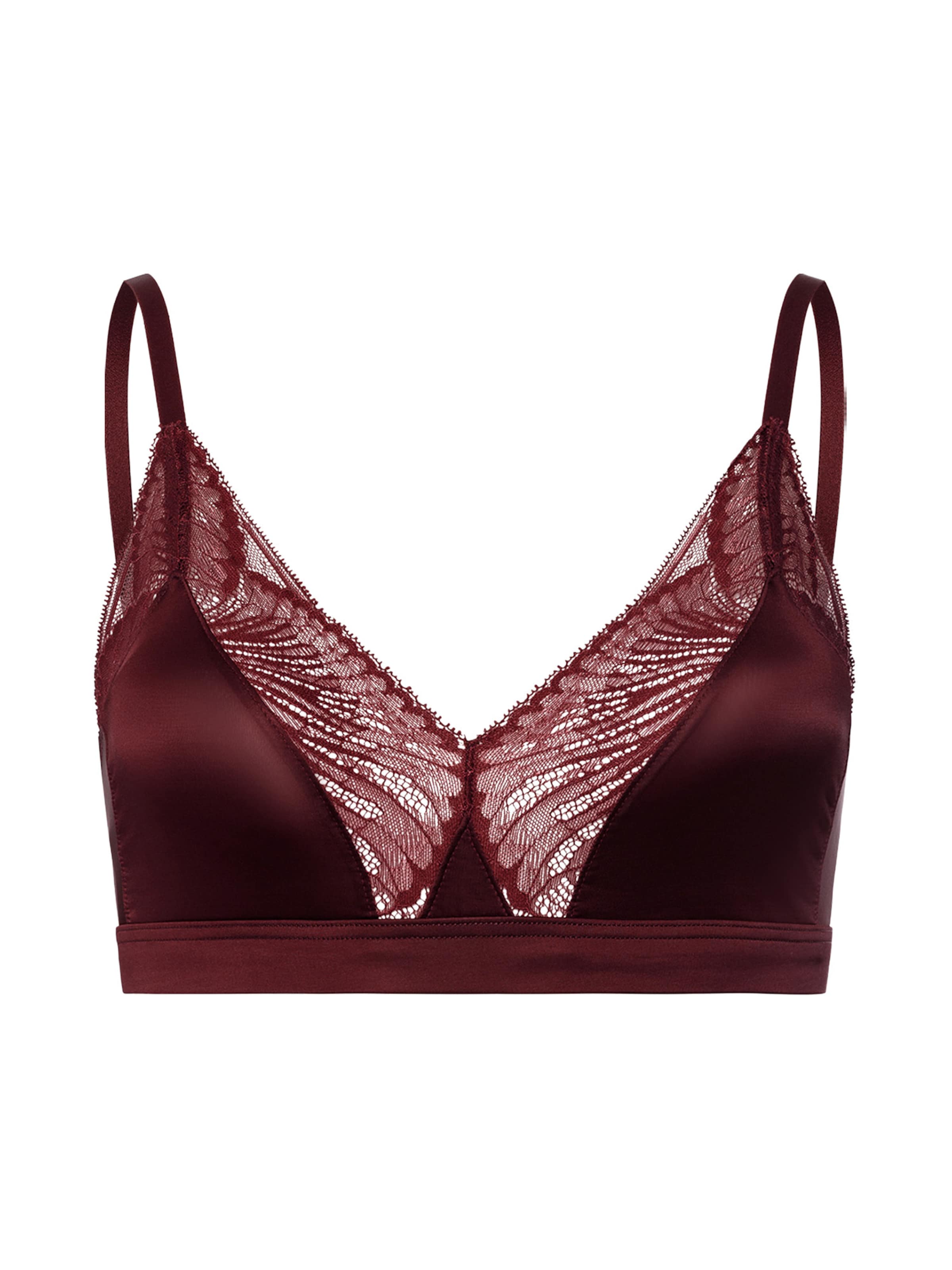 Invisible Soutien-gorge 'Lilith' Hanro en rouge : devant
