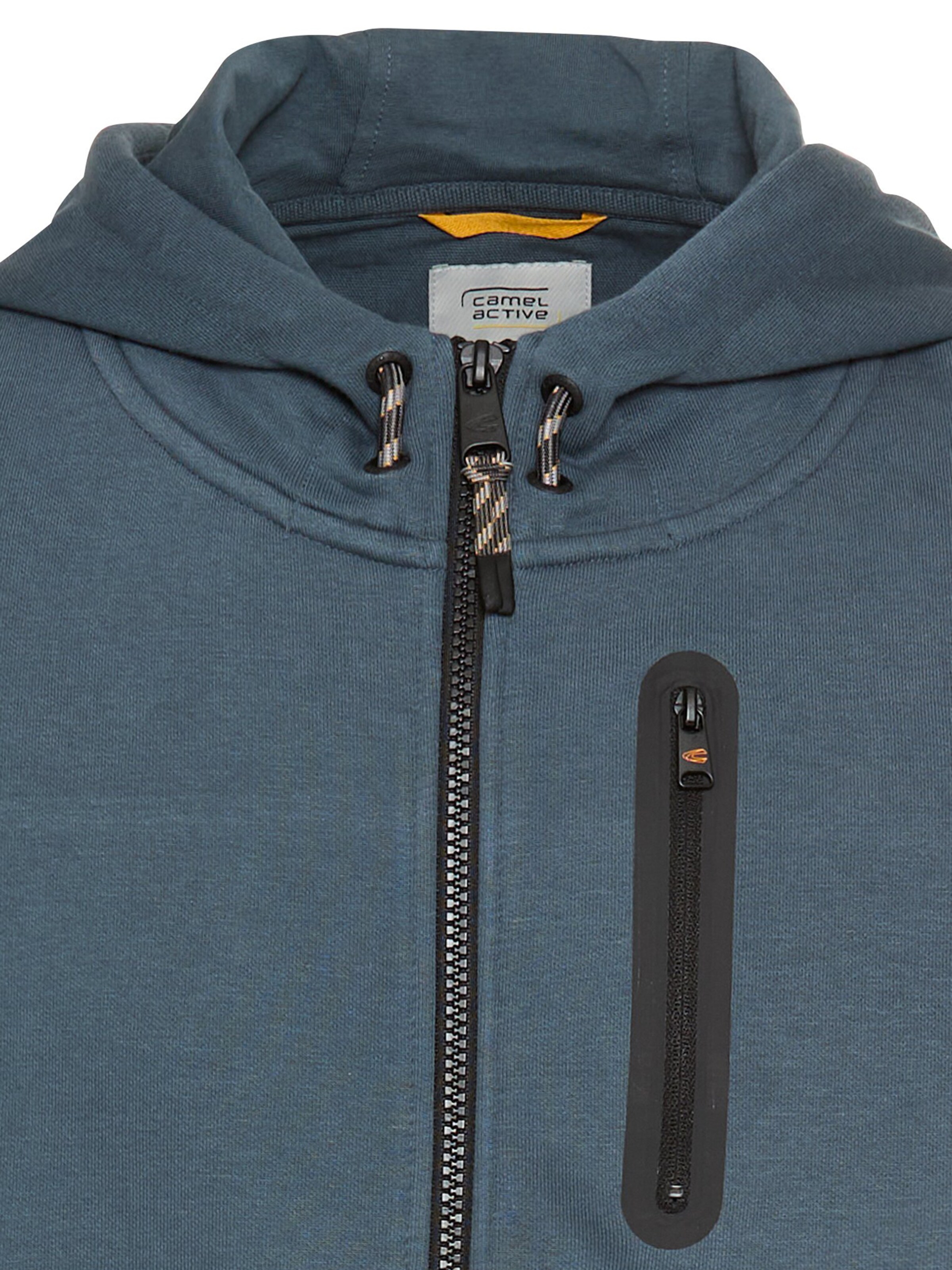 CAMEL ACTIVE Zip-Up Hoodie in Green