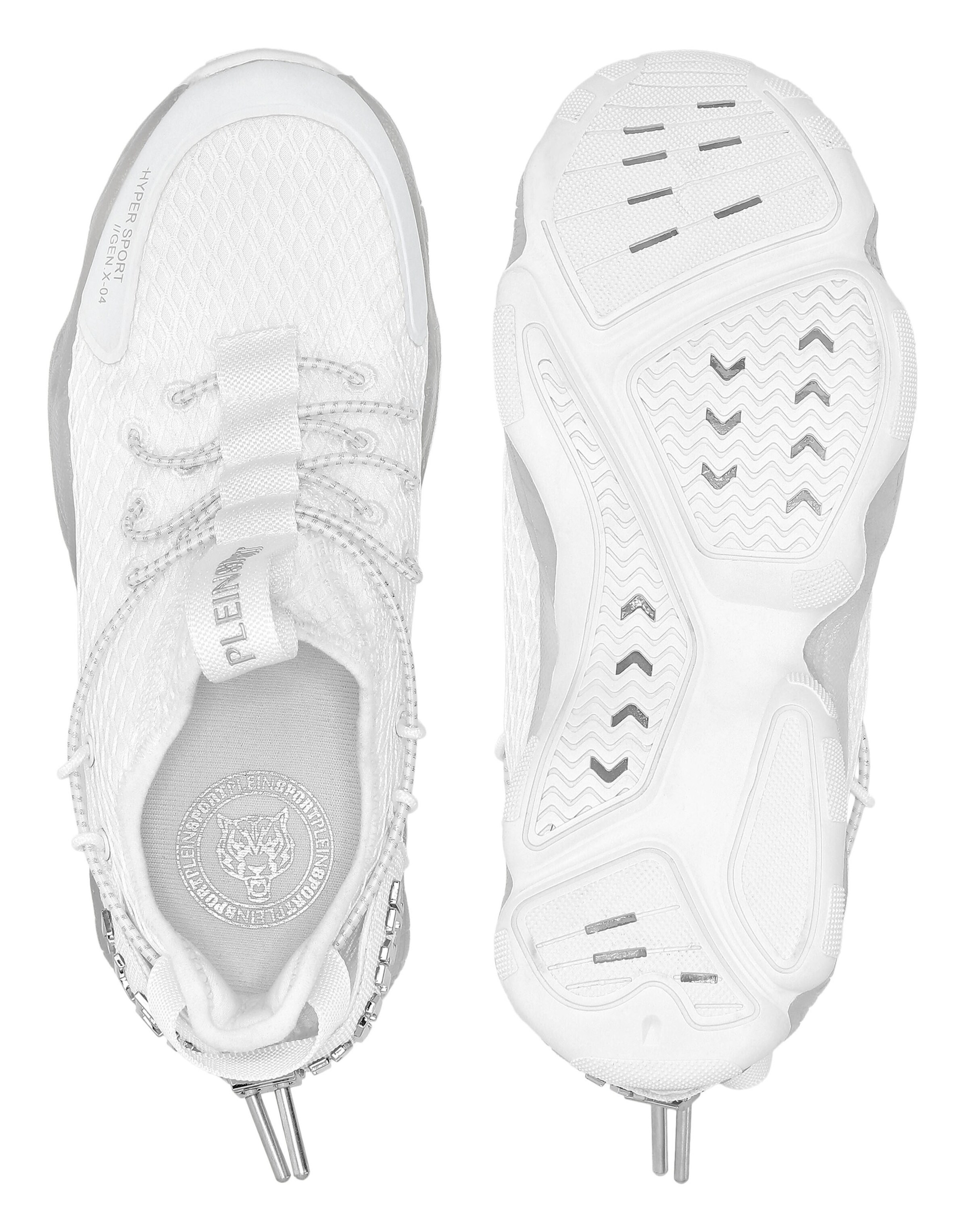 Sneaker bassa 'Tiger Attack' di Plein Sport in bianco