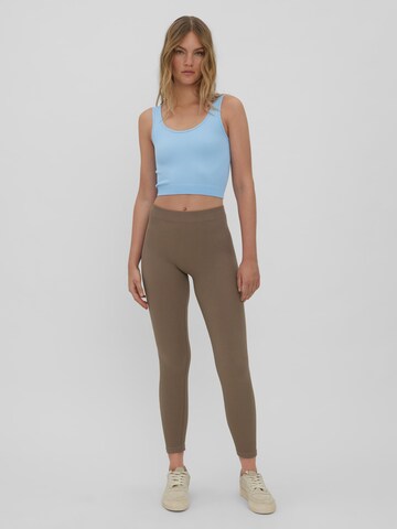 VERO MODA Skinny Leggings 'Eve' in Braun