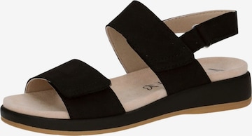 CAPRICE Sandale in Schwarz: Vorderseite