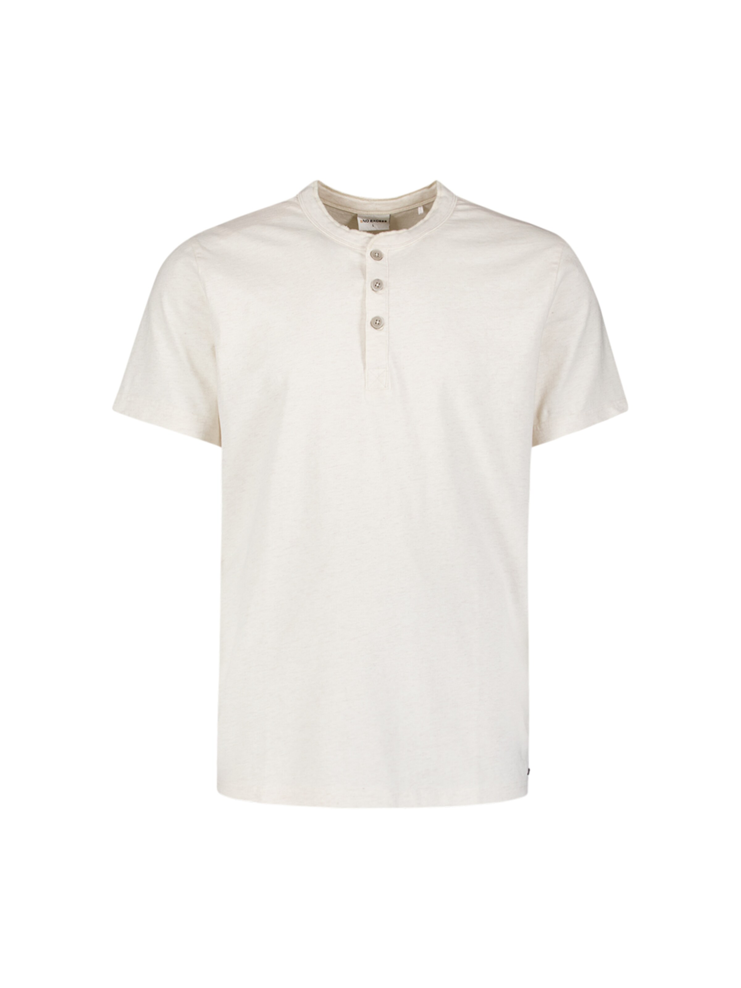 T-Shirt No Excess en beige : devant