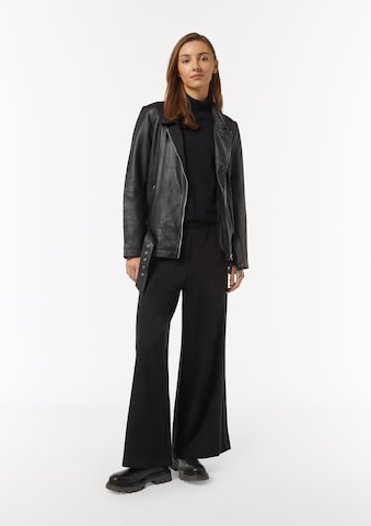 comma casual identity Wide Leg Hose in Schwarz
