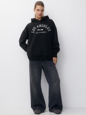 Pull&Bear Sweatshirt i sort