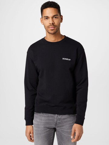 Dondup Sweatshirt in Zwart: voorkant