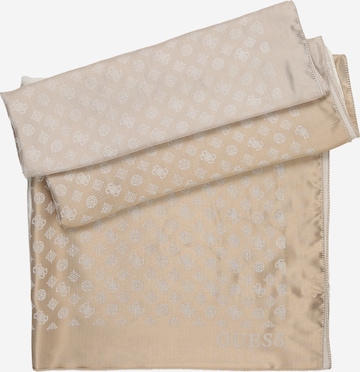 Écharpe 'PHOEBE SCARF 50X180' GUESS en beige : devant