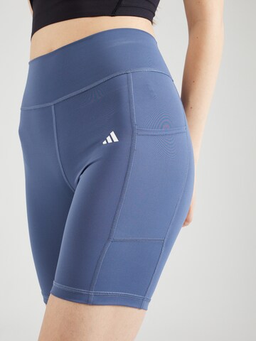 Skinny Pantaloni sport 'Optime' de la ADIDAS PERFORMANCE pe albastru