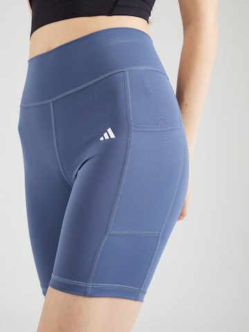 ADIDAS PERFORMANCE - Skinny Pantalón deportivo 'Optime' en azul