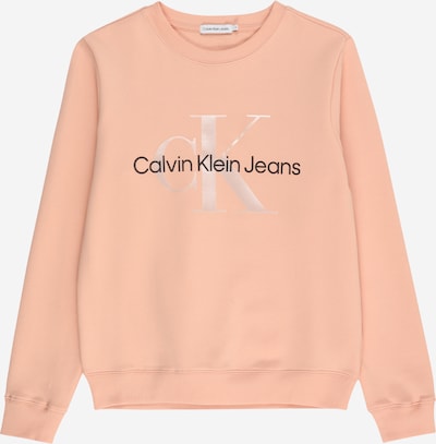 Calvin Klein Jeans Mikina - púdrová / čierna / strieborná, Produkt