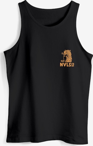 Neverless Shirt 'Eat pasta' in Black: front