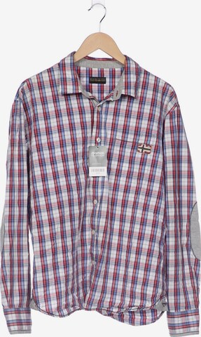 NAPAPIJRI Button Up Shirt in XXL in Mixed colors: front