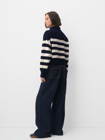 Pull-over Bershka en bleu