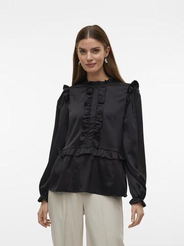 VERO MODA Bluse i sort: forside
