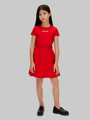 Robe 'Punto Milano' Calvin Klein Jeans en rouge : devant