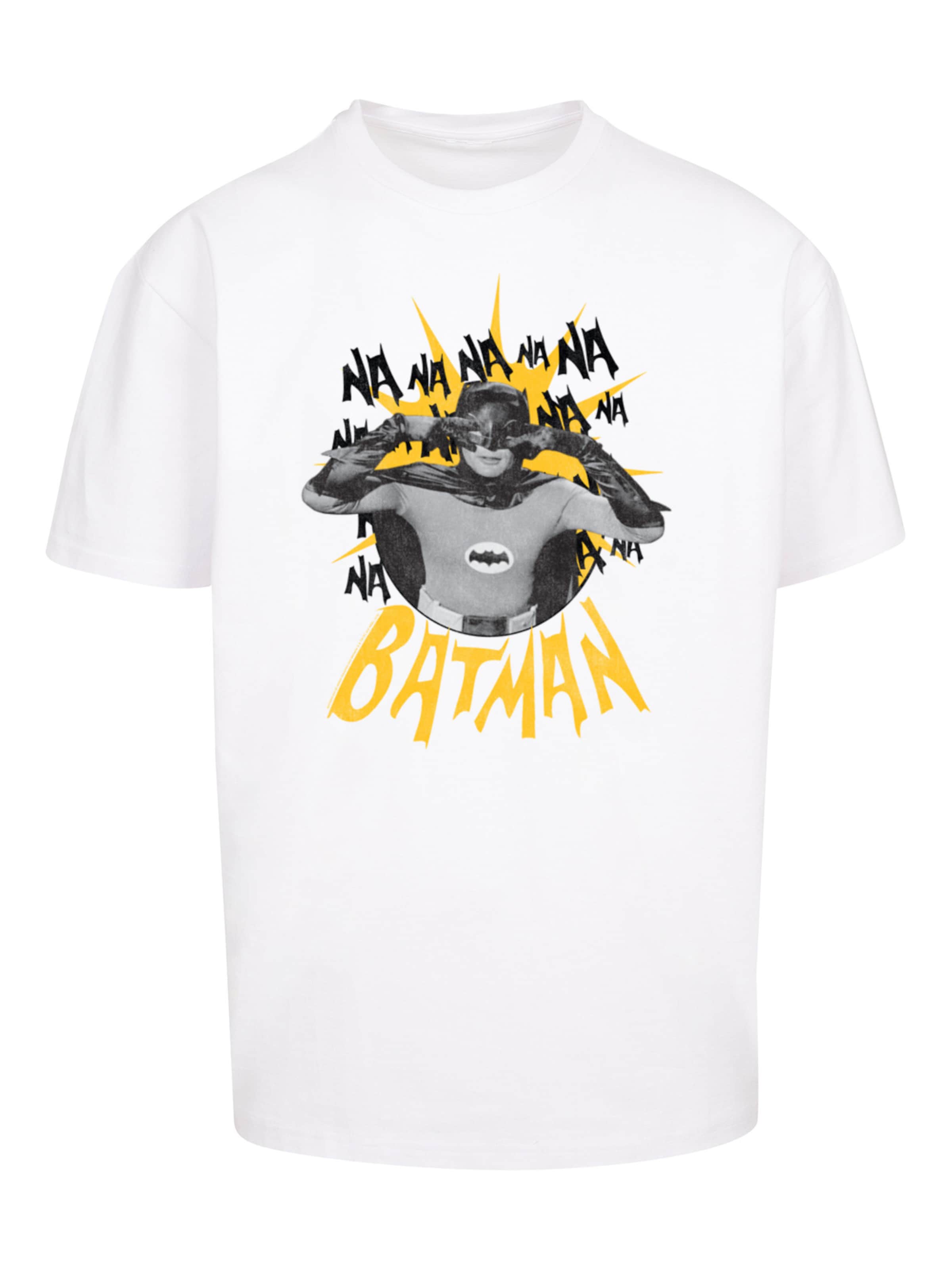 F4NT4STIC Shirt 'Batman TV Series Nananana' in Weiß: Vorderseite