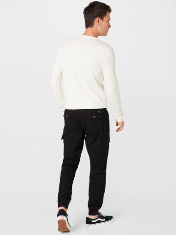 BLEND - Tapered Pantalón cargo 'Nan' en negro