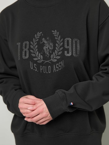 U.S. POLO ASSN. Trui ' UWLullu ' in Zwart: voorkant