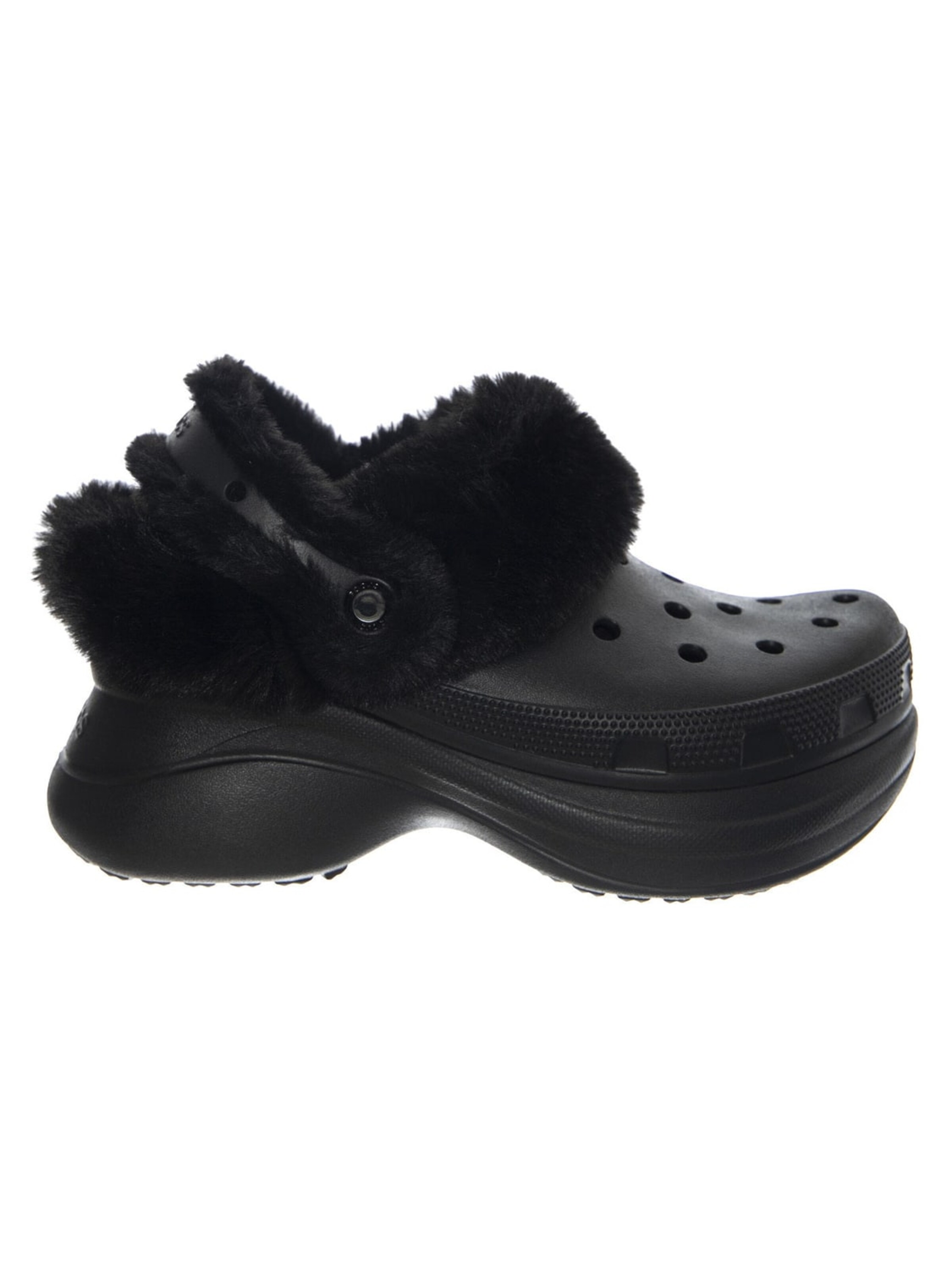 Crocs Clogs 'BAE LINED CLOG W BLACK' in Zwart
