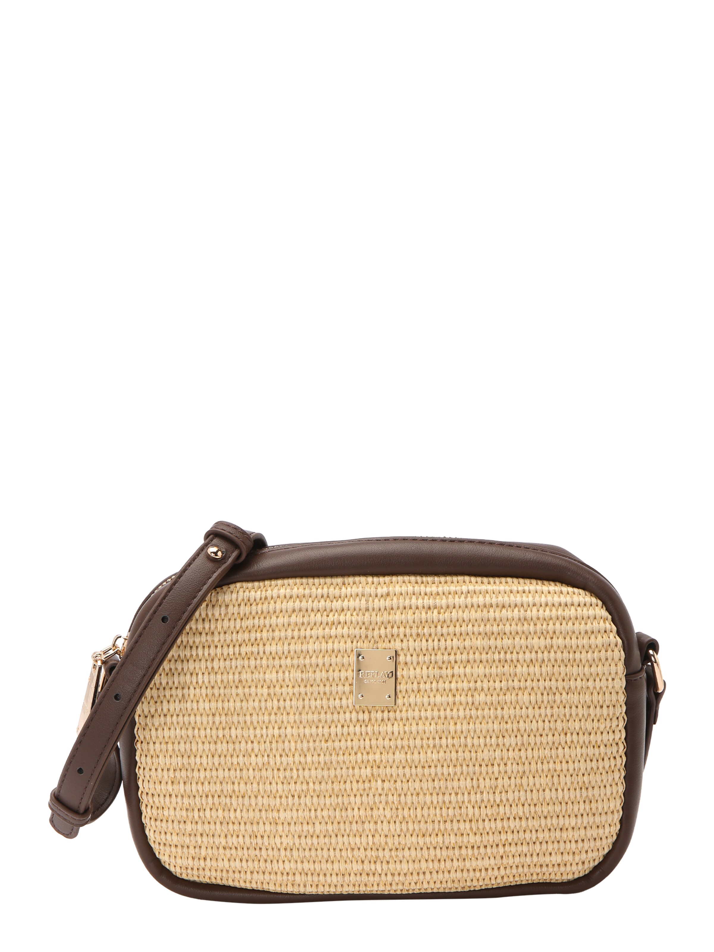 REPLAY Crossbody bag in Beige: front