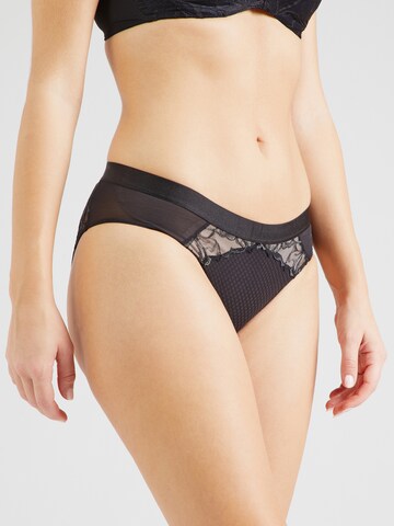 TRIUMPH Slip 'Wild Azalea Florale Tai' i sort: forside