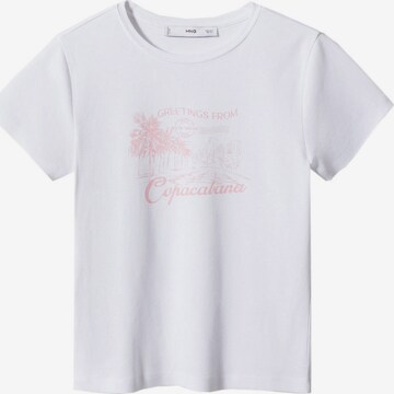 MANGO Shirt 'CABANA' in White: front