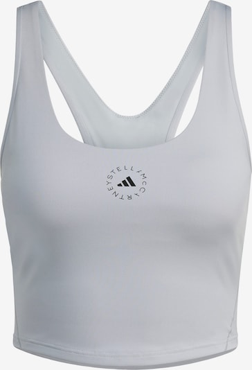 Sportiniai marškinėliai be rankovių 'Yoga' iš ADIDAS BY STELLA MCCARTNEY, spalva – juoda / balta, Prekių apžvalga