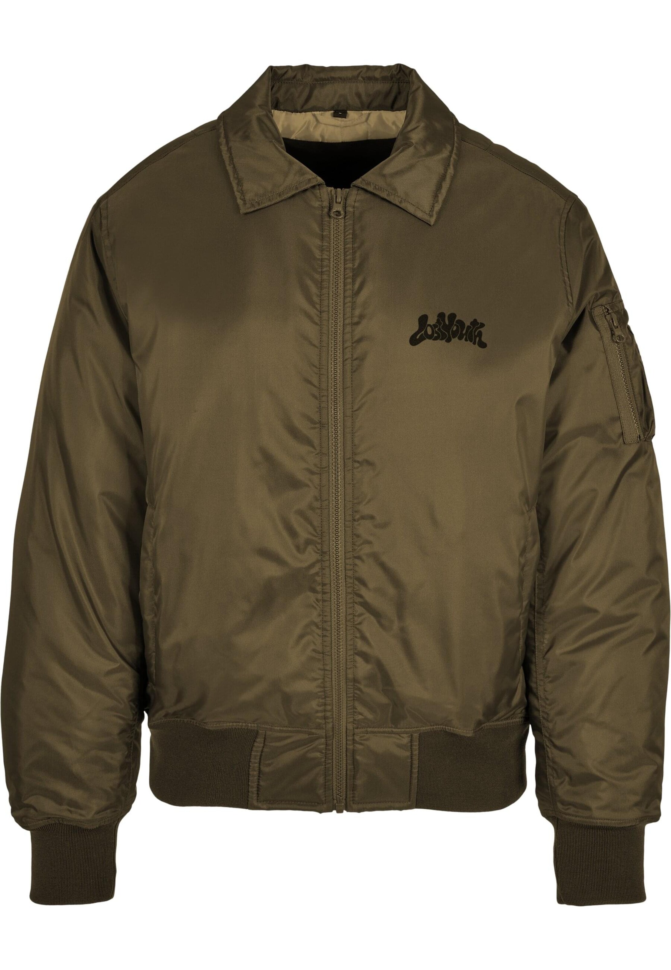 Veste mi-saison Lost Youth en vert : devant