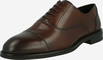 Tiger of Sweden Lace-up shoe 'LATHAN' in Brown: front