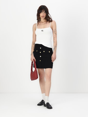 Karl Lagerfeld Top 'Ikon' in Wit