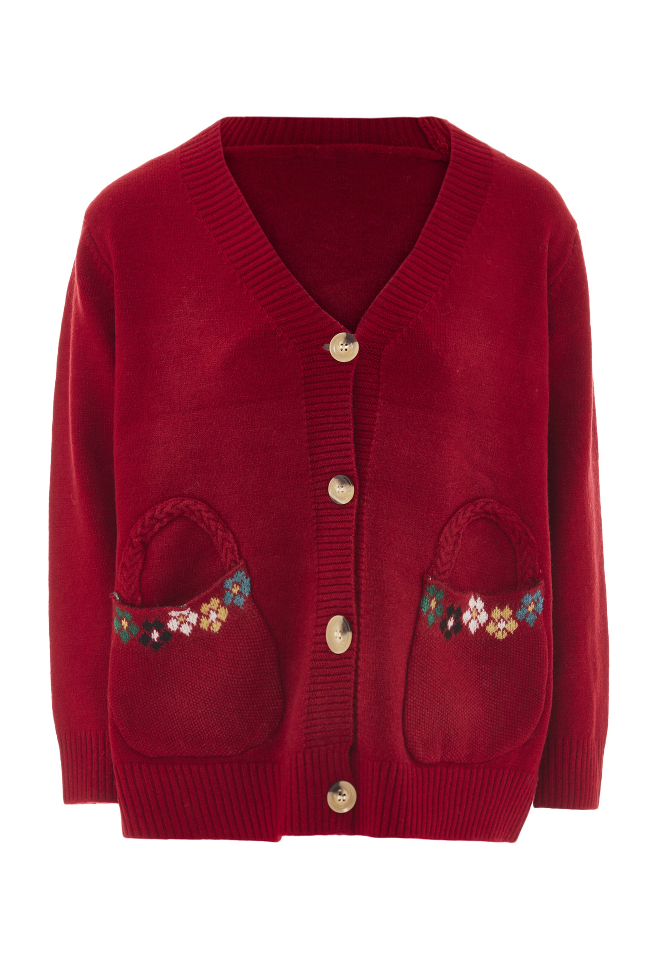 IMMY Strickjacke in Rot: Vorderseite