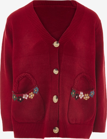 IMMY Strickjacke in Rot: Vorderseite