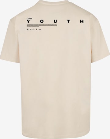 T-Shirt 'Dove' Lost Youth en beige