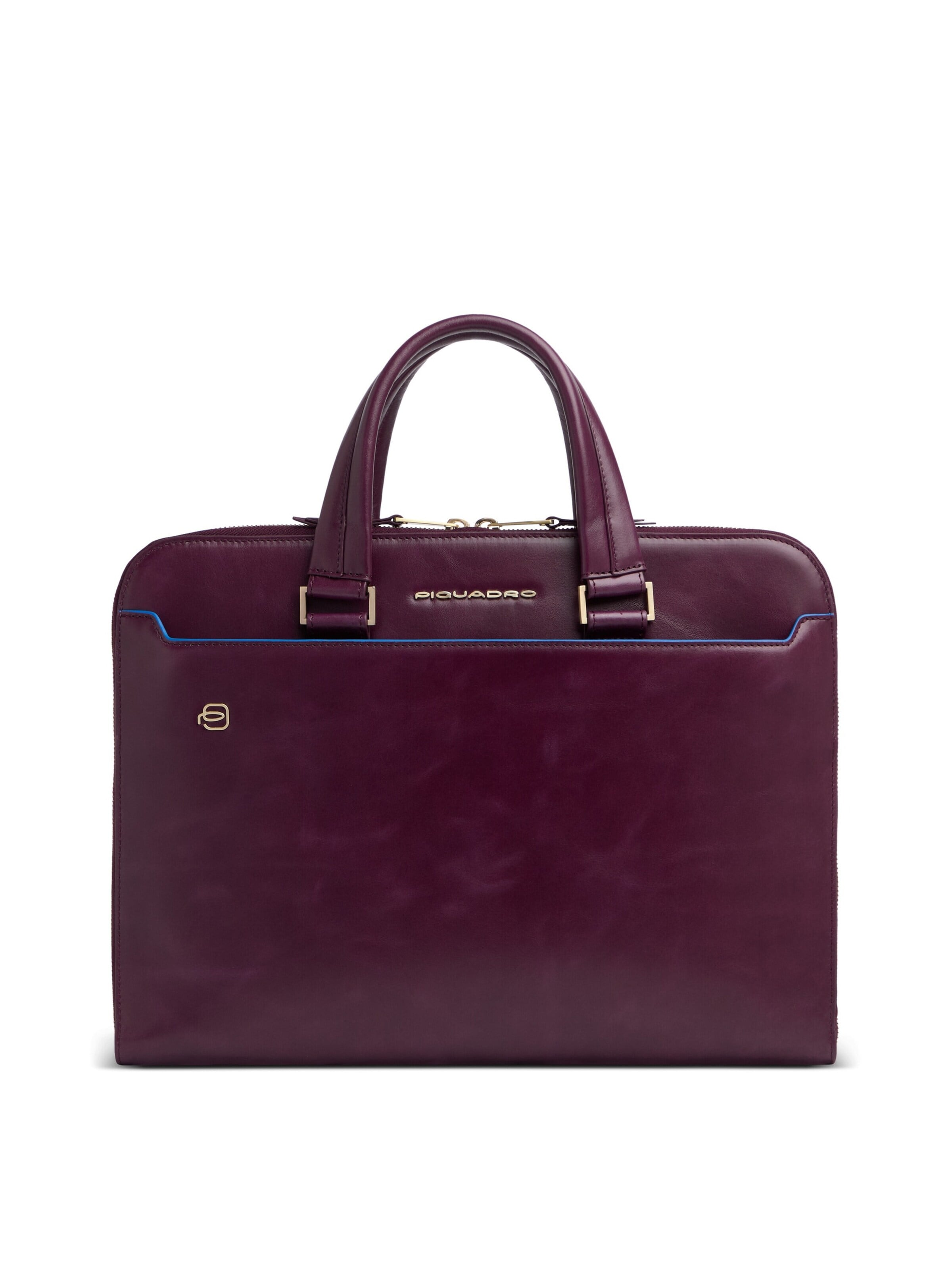 Piquadro Laptoptas in Rood: voorkant