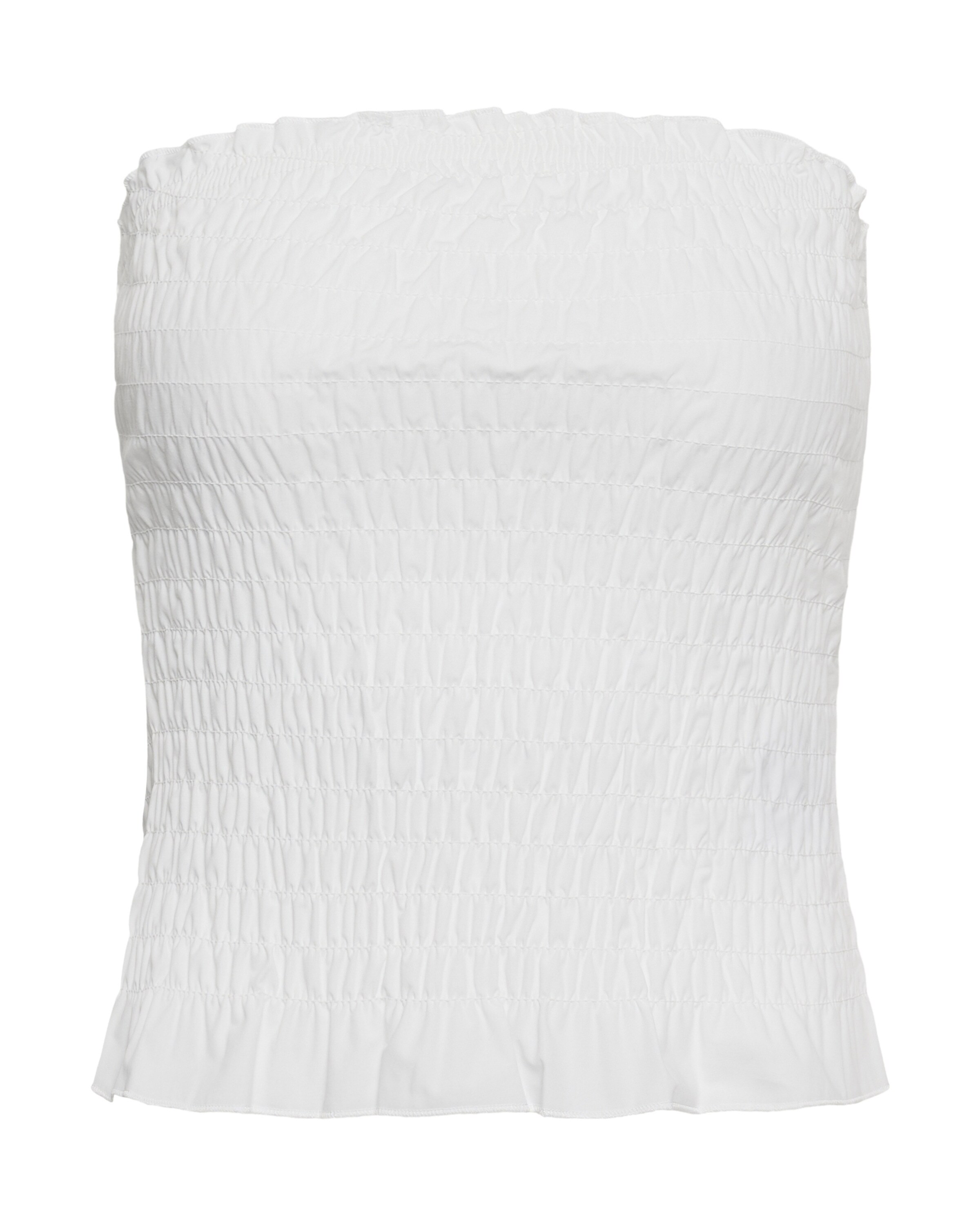 SAINT TROPEZ - Top 'NaciaSZ' em branco: frente