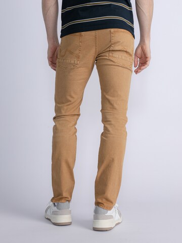 Petrol Industries Slimfit Jeans 'Seaham' in Bruin