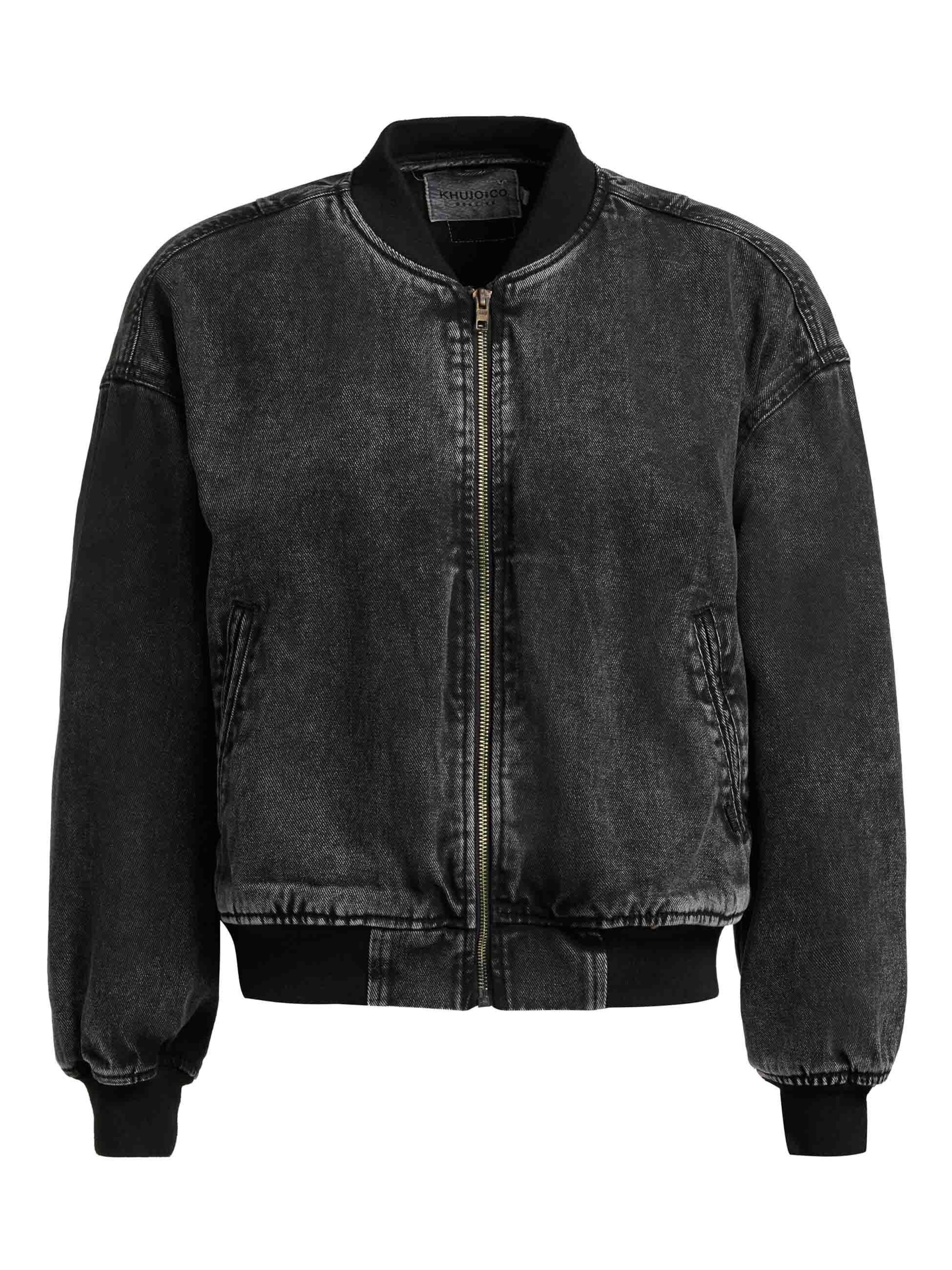 khujo Between-season jacket 'Clara' in Black: front