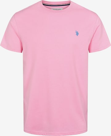 U.S. POLO ASSN. T-Shirt 'Arjun' in Pink: Vorderseite