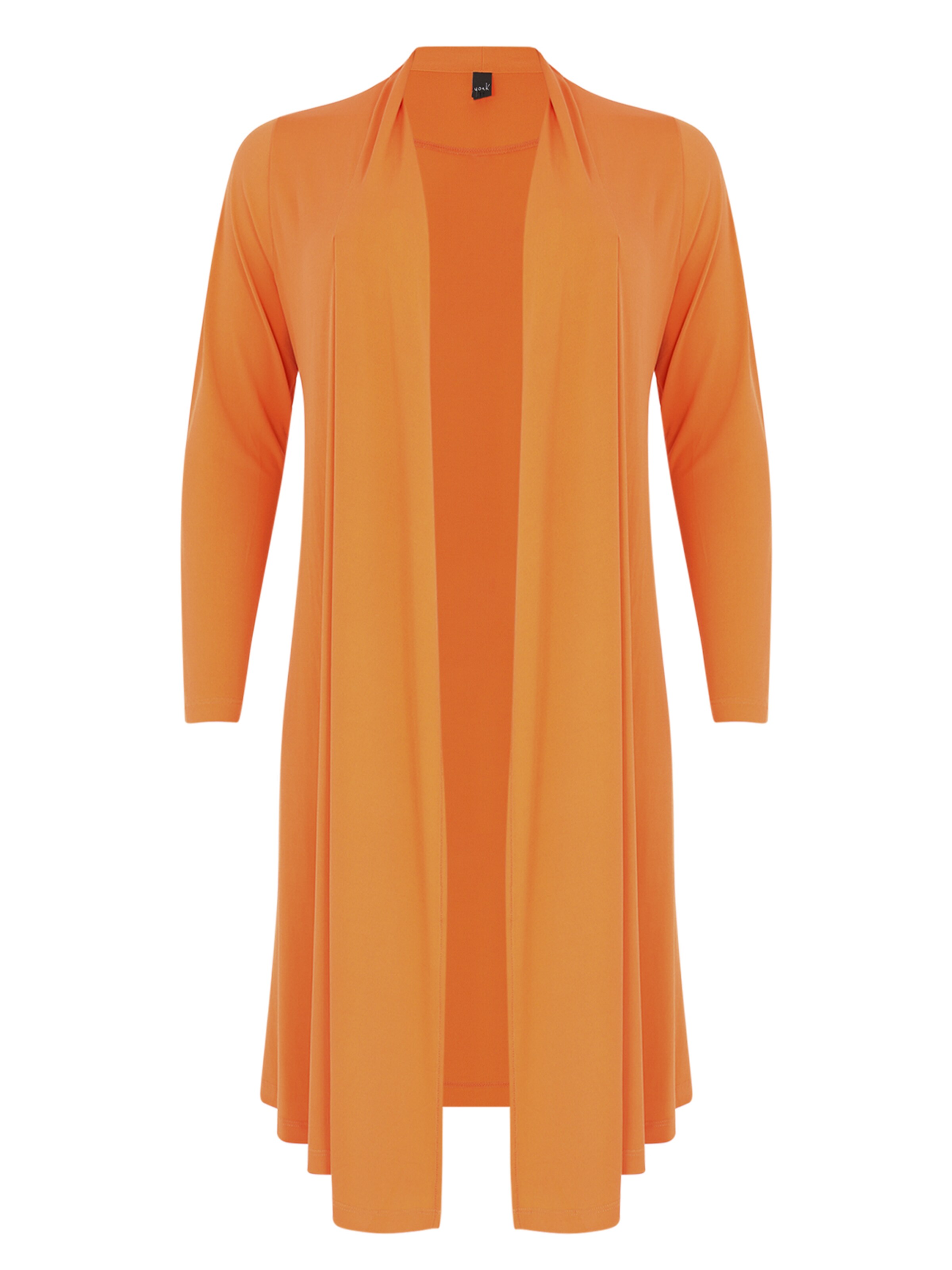 YOEK Knit cardigan 'Dolce' in Orange: front