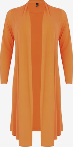 YOEK Knit cardigan 'Dolce' in Orange: front