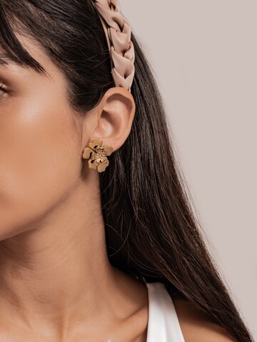 Hey Happiness Earrings 'Petal Blossom' in Gold