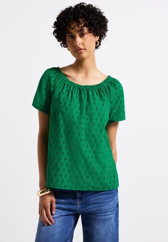 STREET ONE Blouse in Green: front