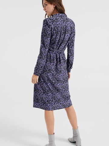 WE Fashion Shirt Dress in Purple