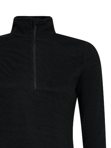 PROTEST Athletic Sweatshirt 'PRTShirley' in Black: front