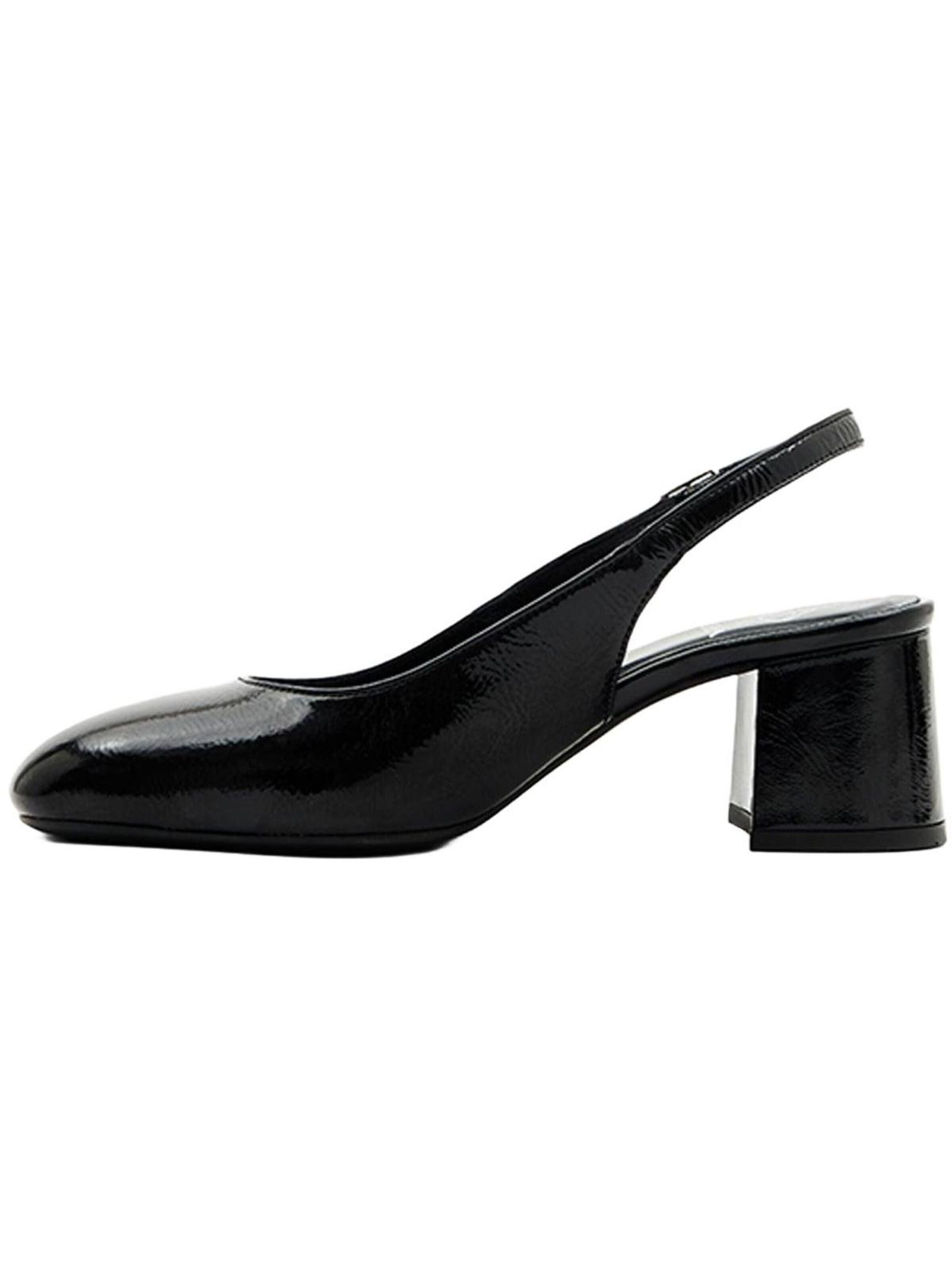 Desa Slingpumps 'Slingback-Blockabsatz' in Zwart