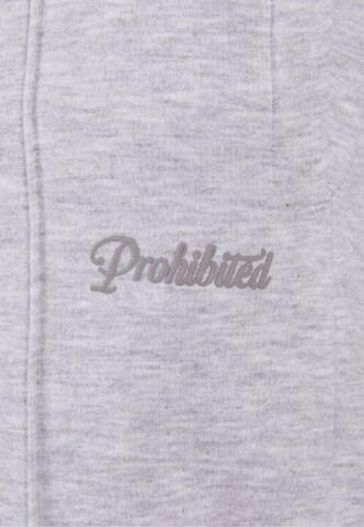 Loosefit Pantaloni di Prohibited in grigio
