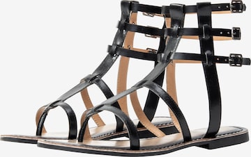 DreiMaster Vintage Sandalen met riem in Zwart